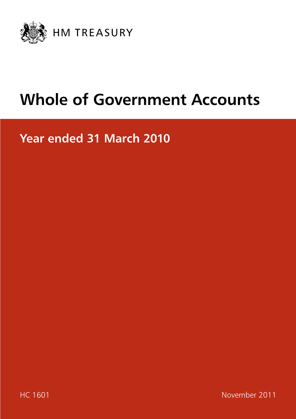 Whole of Government Accounts