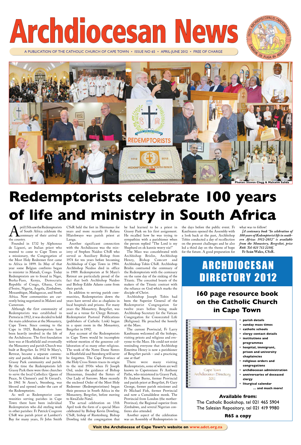 Redemptorists Celebrate 100 Years of Life and Ministry in South Africa