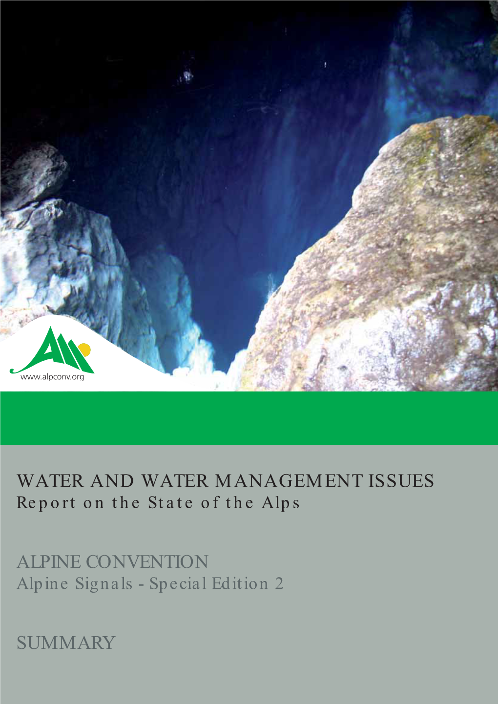 Water and Water Management Issues Alpine Convention | Water and Water Management Issues 43