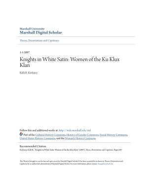 Women of the Ku Klux Klan Kelli R