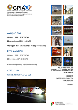 Aviação Civil Civil Aviation Atr72-212A White Airways