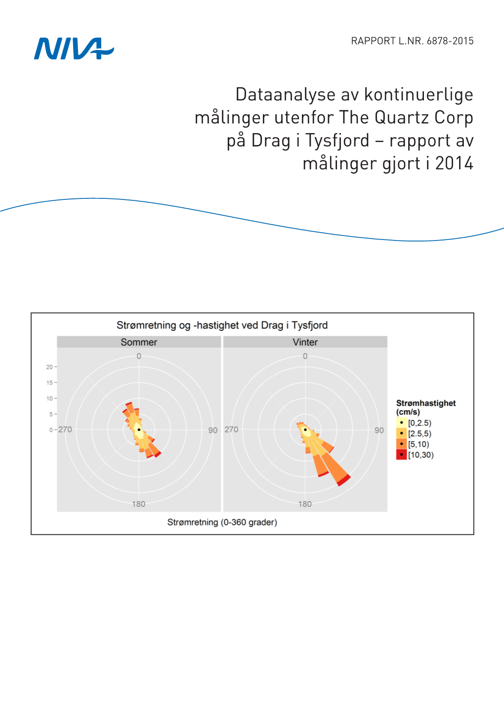 Dataanalyse Av Kontinuerlige Målinger Utenfor the Quartz Corp På Drag I Tysfjord – Rapport Av Målinger Gjort I 2014