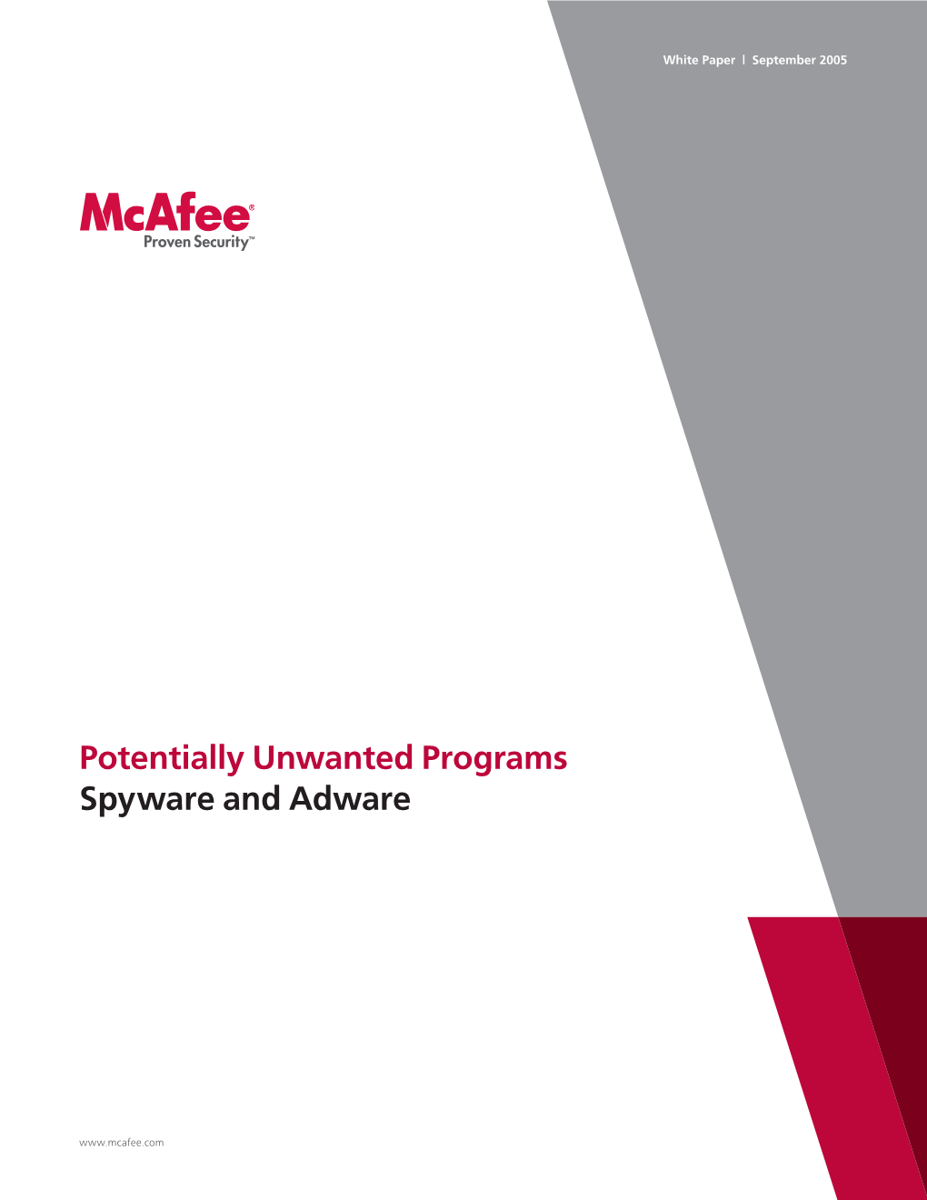 Potentially Unwanted Programs Spyware and Adware