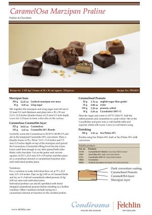 Caramelosa Marzipan Praline Pralines & Chocolates