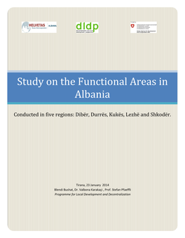 Study on the Functional Areas in Albania