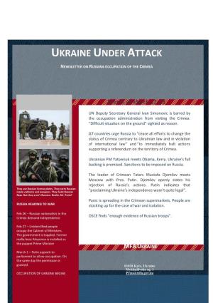 Ukraine Under Attack