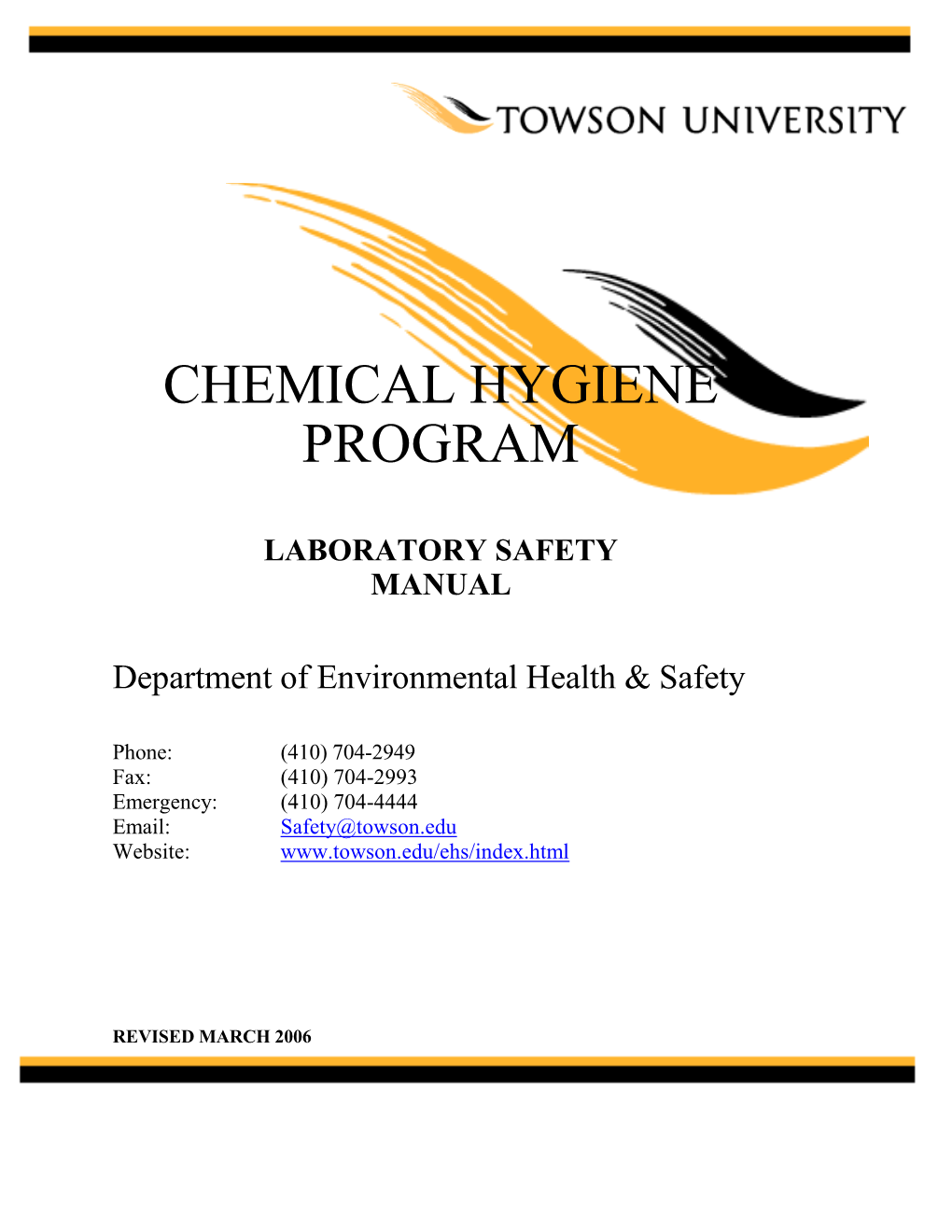 Laboratory Safety Manual