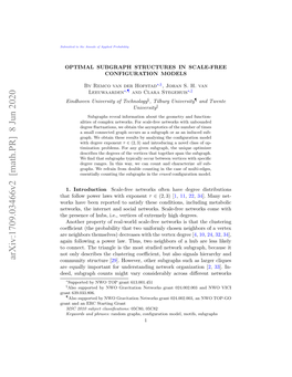 Optimal Subgraph Structures in Scale-Free Configuration
