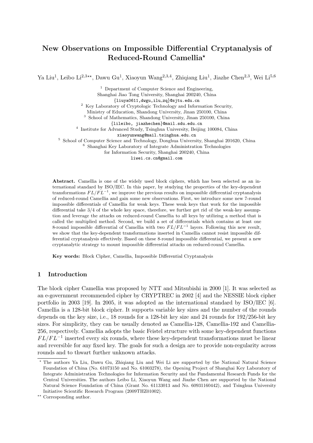 New Observations on Impossible Differential Cryptanalysis Of