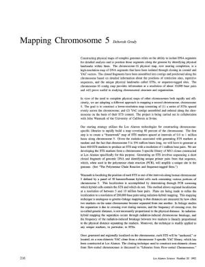 Mapping Chromosome 5