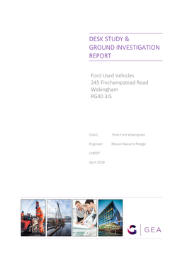 Desk Study & Ground Investigation Report