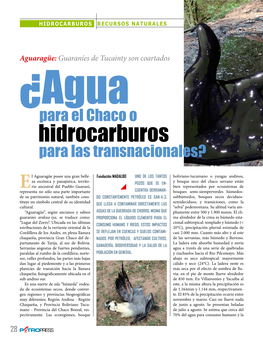 Agua-Para-El-Chaco-O-Hidrocarburos-Para-Las-Transnacionales.Pdf