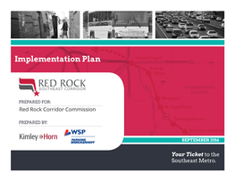 Red Rock Southeast Corridor Implementation Plan
