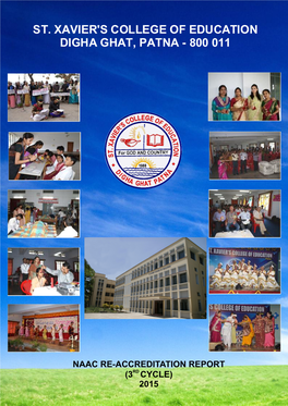 St. Xavier's College of Education Digha Ghat, Patna - 800 011