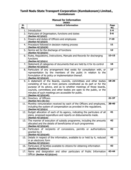 Tamil Nadu State Transport Corporation (Kumbakonam) Limited., Kumbakonam