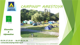 Camping** Amestoya