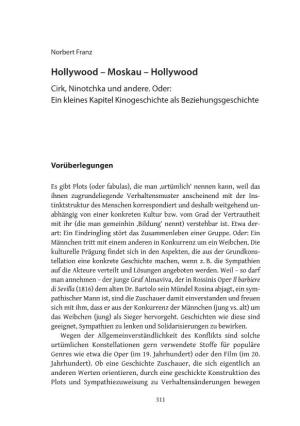 Moskau – Hollywood : Cirk, Ninotchka Und Andere. Oder