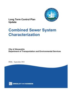 Combined Sewer System Characterization