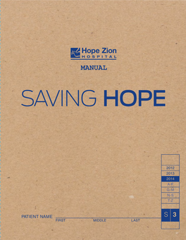 Manual Saving Hope