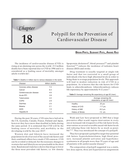Polypill for the Prevention of Cardiovascular Disease 97