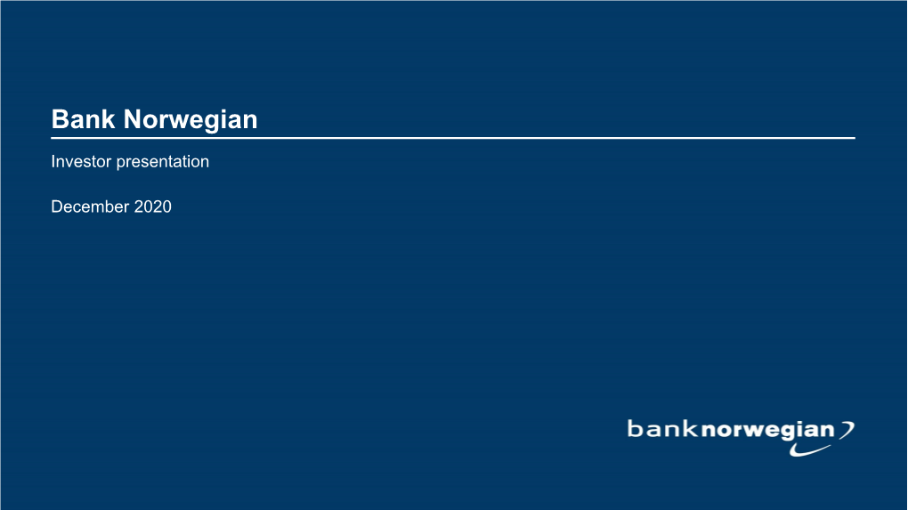 Bank Norwegian