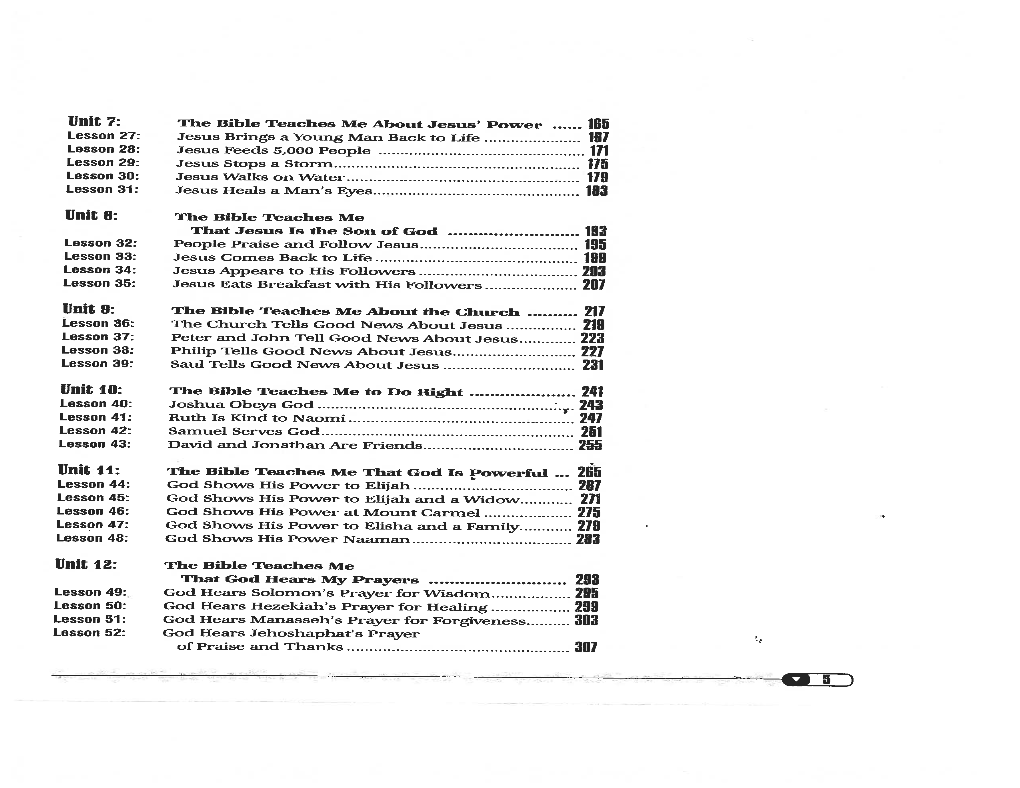 UNIT 7, LESSON 27 UNIT About Know to Though Right Dle Bible Children An’S