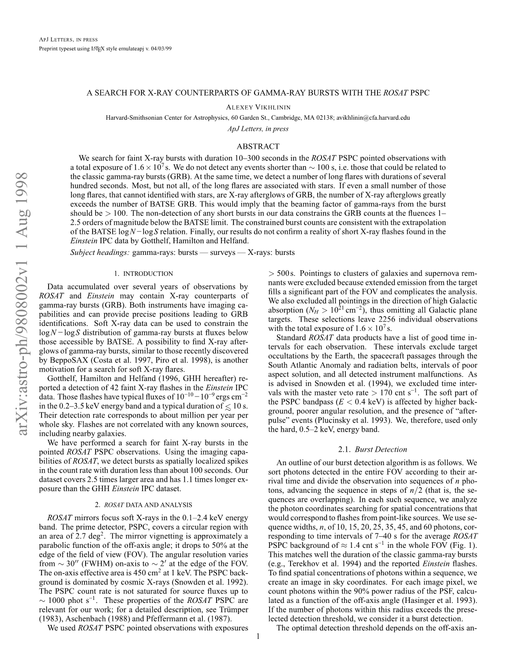 A Search for X-Ray Counterparts of Gamma-Ray Bursts with the ROSAT