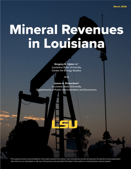 Mineral Revenues in Louisiana