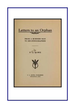 Letters to an Orphan (Pdf)