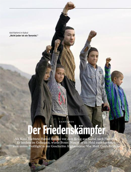 Der Friedenskämpfer Als Kind Flüchtete Hamid Rahimi Vor Dem Krieg Aus Kabul Nach Hamburg