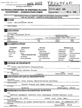 Inventory -- Nomination Form