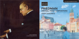 Friedman Original Piano Compositions