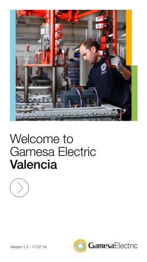 Welcome to Gamesa Electric Valencia