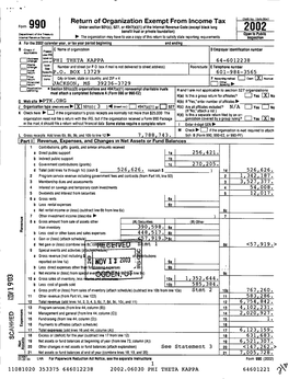 Return of Organization Exempt from Income