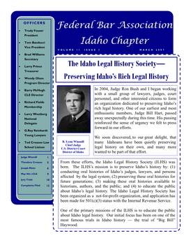 March 2007 Federal Bar Newsletter