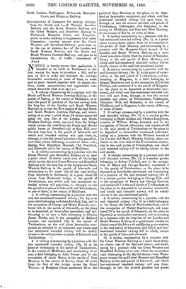 5090 the London Gazette, November 26, 1858