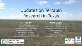 Texas Terrapin Research