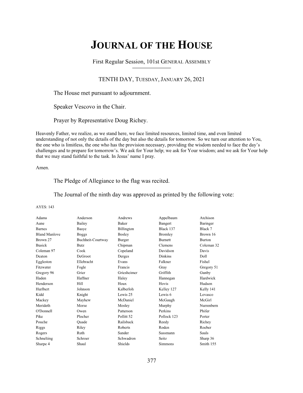 1/26/21) - Kelly (141) HCS HB 430, (Fiscal Review 1/26/21) - Kelly (141)