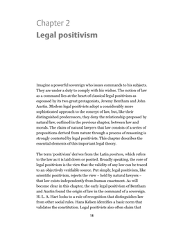 Chapter 2 Legal Positivism