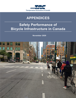 Safety Performance of Bicycle Infrastructure in Canada (Past
