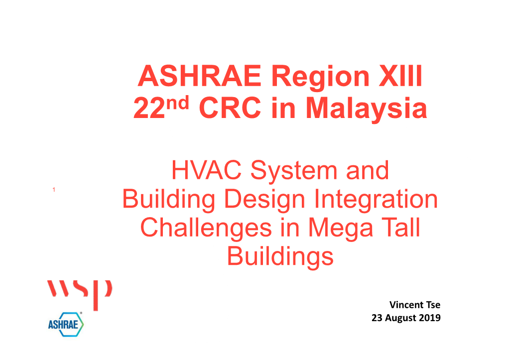 HVAC System and Building Design Integration Challenges in Mega Tall