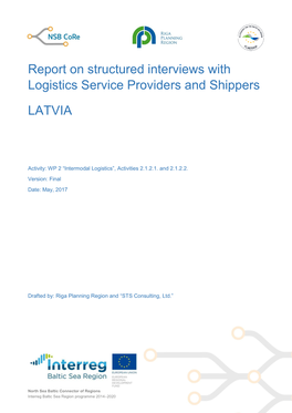 Report on Structured Interviews with Logistics Service Providers and Shippers
