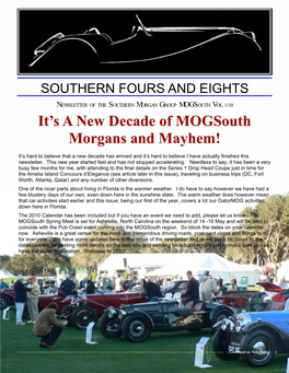 Mogsouth Newsletter 1 10