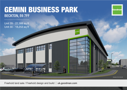 Gemini Business Park Brochure