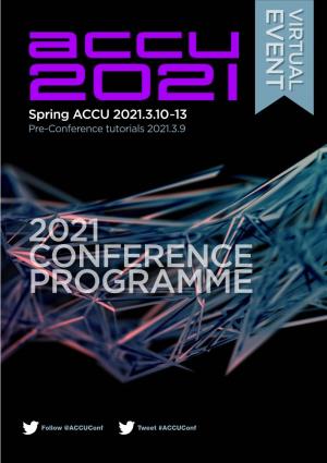 PROGRAMME HEADLINE 2021 SPONSOR CONFERENCE Bloomberg Is the Leading Provider of Financial News and Information