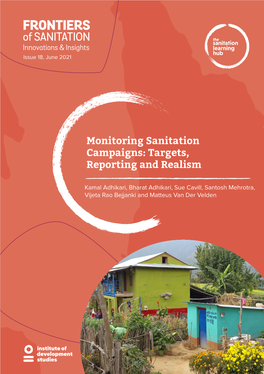 Monitoring Sanitation Campaigns: Targets, Reporting and Realism