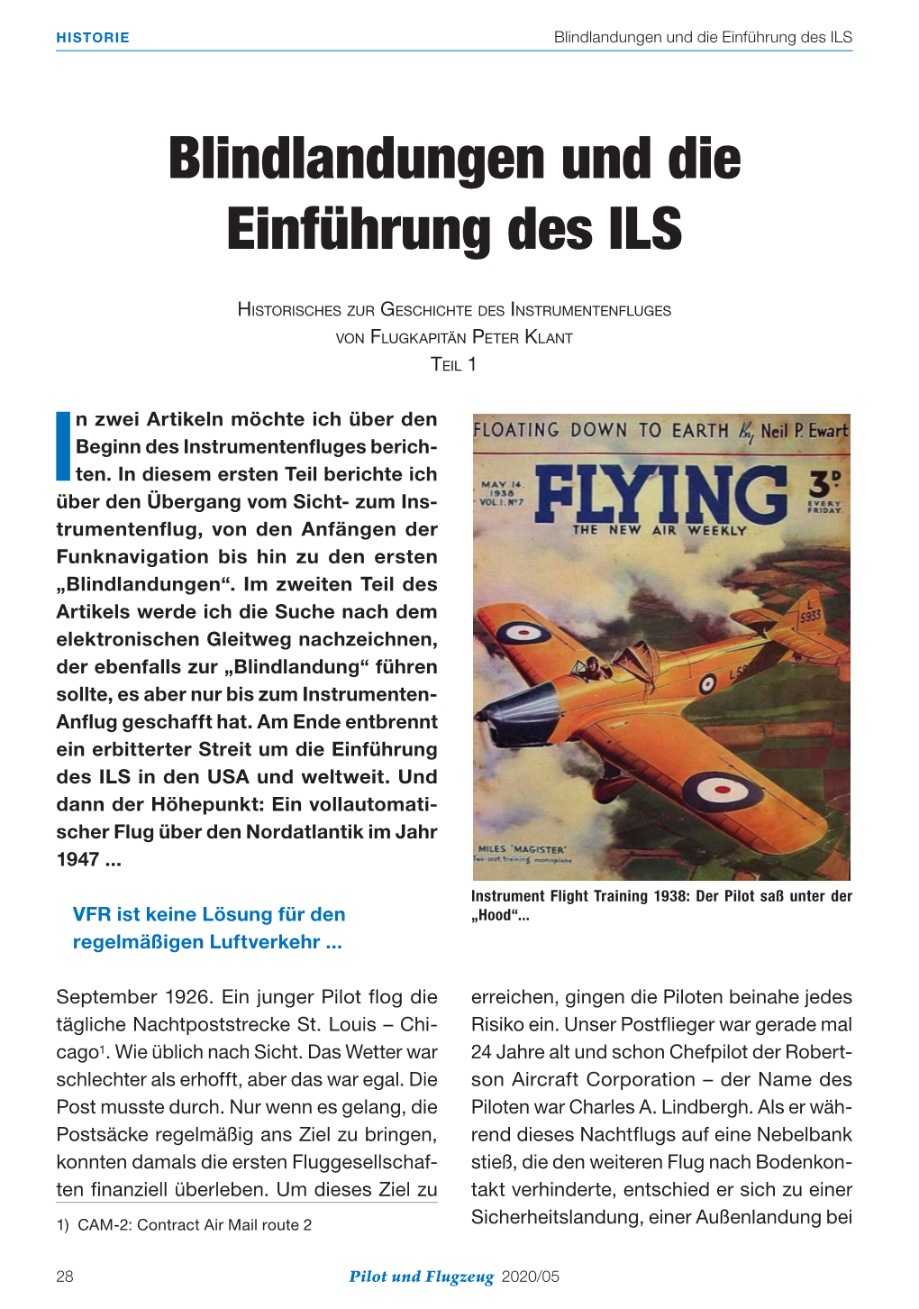 Pilot Und Flugzeug Ausgabe 2020/05