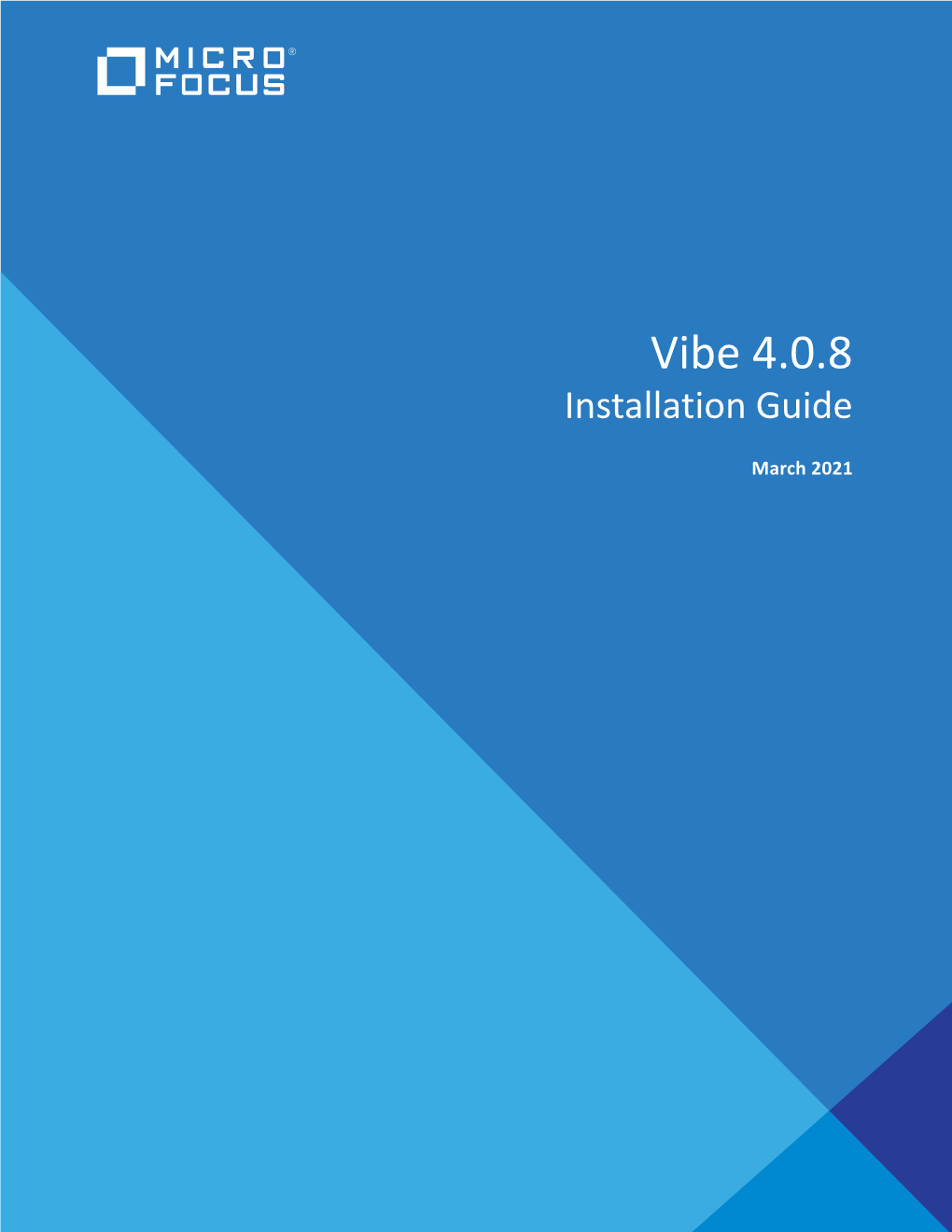 Vibe 4.0.8 Installation Guide