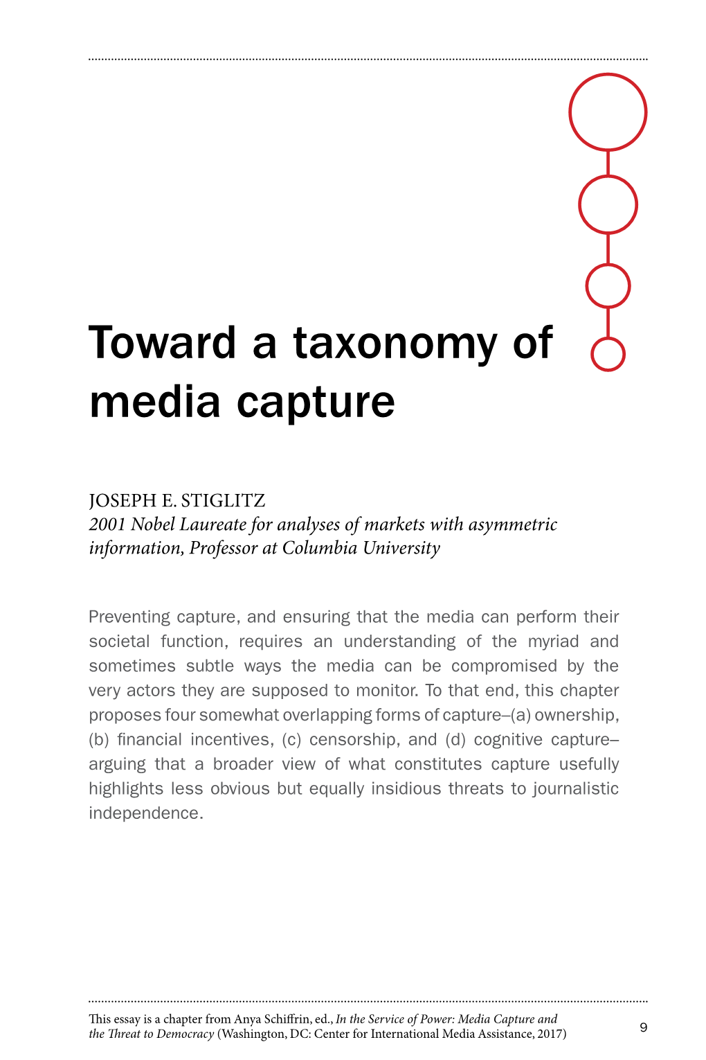 Toward a Taxonomy of Media Capture