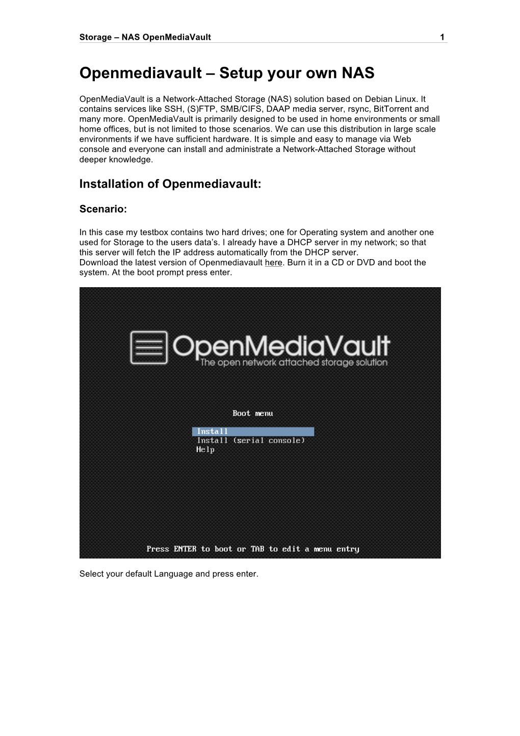 Openmediavault 1
